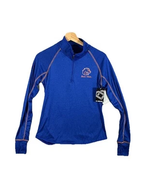 Women’s Boise State Broncos Football Long Sleeve Fleece Pullover Size Medium NEW - Image 1 of 4