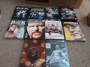 10 x WWE DVD Bundle Inc Stone Cold, The Rock, Triple H And HBK, 2011 Annual DVD - Picture 1 of 4