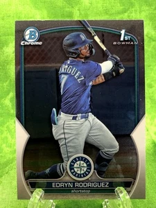Edryn Rodriguez - 2023 Bowman Chrome #BCP-185 Seattle Mariners - 1st Bowman - Picture 1 of 11