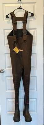 Cabela's Classic Series II Neoprene Felt Sole Boot Waders Men’s Size 6, Women 8 - Image 1 of 4