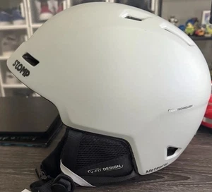 Stomp Large Snowboardhelm - silber - weiches Warmfutter - ST666 - Größe L - Bild 1 von 9