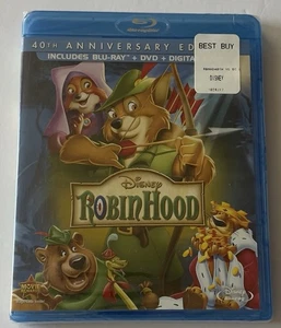 NEW Disney Robin Hood (Blu-ray/DVD 2013, 2-Disc Set) 40th Anniversary Edition - Bild 1 von 6