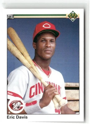 1990 Upper Deck #116 Eric Davis Cincinnati Reds - Image 1 of 2