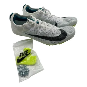 Nike Zoom Superfly Elite 2 Flyknit Track Spikes Shoes Sz Mens 6.5 Womens 8 White - Picture 1 of 11