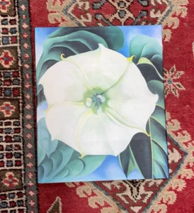 Georgie O'Keep 100 Flowers Oversized 1987 Hardcover Coffee Table Book Flowers - Picture 1 of 12
