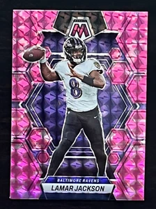 Lamar Jackson 2023Panini Mosaic Pink Camo Prizm Parallel No 13 - Picture 1 of 2