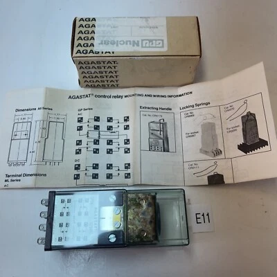 *NUEVO- Con paquete de fábrica* RELÉ AGASTAT GPDN 125VDC DE ALTA RESISTENCIA || ¡Garantía!! Foto 1 de 4
