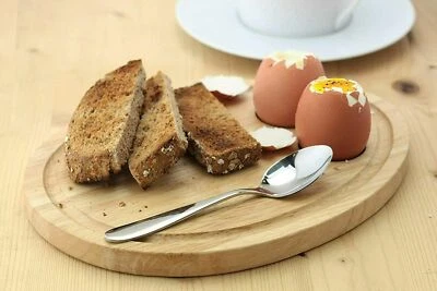 Egg Shaped Breakfast Board Wooden Chopping - Image 1 of 4