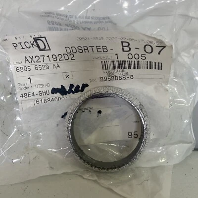 Exhaust Seal Ring Mopar 68056529AA Bin 2 - Image 1 of 2