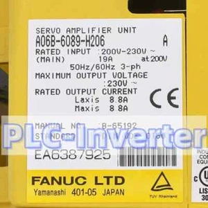 Servo Amplificador FANUC A06B-6089-H206 Nuevo Envío DHL/FedEX# - Imagen 1 de 12