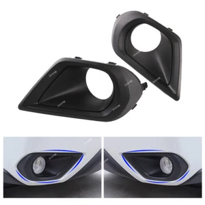 Pair Front Bumper Insert Fog Light Bezel Cover for 2014-2016 Subaru Forester - Imagen 1 de 5