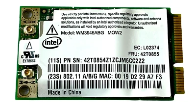 JOB LOT 5PCS, Lenovo Thinkpad T60 T61 R60 R61 X61,  WM3945ABG FRU 42T0855/2409 - Image 1 of 2