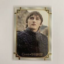 Game of Thrones GoT Iron Anniversary Series 2 Gold Base Card 198 Bran / 99