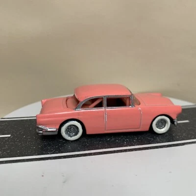 CUSTOM Winner's Circle 1956 Ford Victoria 2-Door Hardtop Pink w/White Walls 1:64 - Image 1 of 4