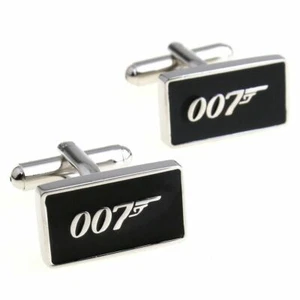 007 James Bond Cuff links Luxury Novelty Shirt Cufflinks Father Day Gift Box - Picture 1 of 6