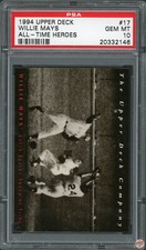 1994 UPPER DECK WILLIE MAYS ALL-TIME HEROES #17 PSA 10 POP 3 (146)