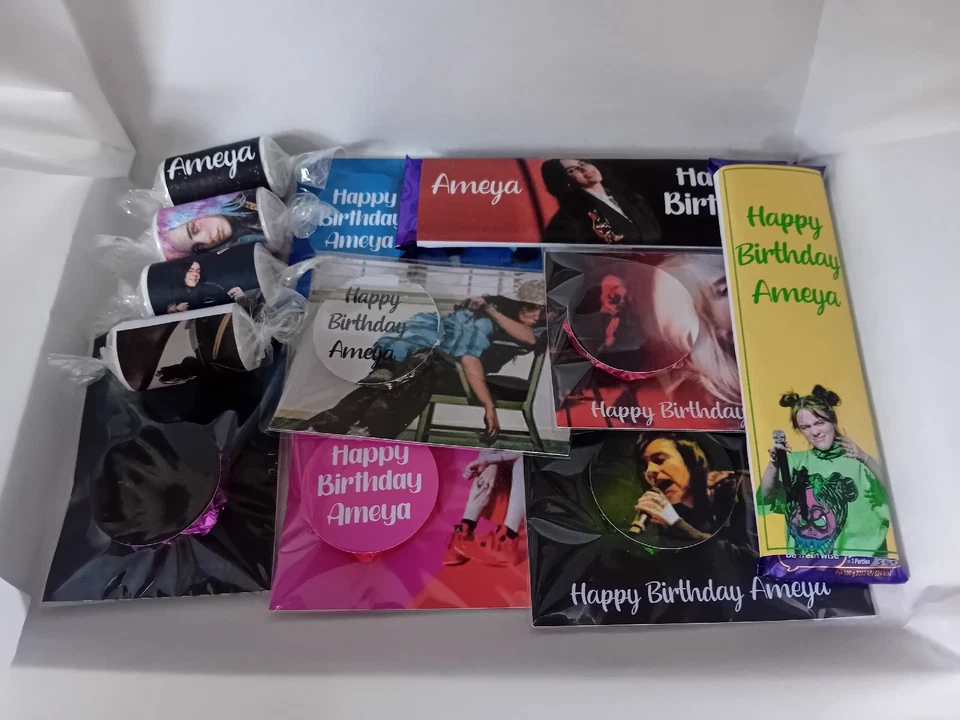Billie Eilish Personalised confectionery gift set