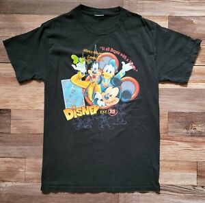 Disney Graphic Tee Regular Size S Vintage T-Shirts for Men for 