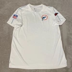 Nike Miami Dolphins NFL Sideline Throwback Logo Performance Top Shirt Mens Large - Picture 1 of 12
