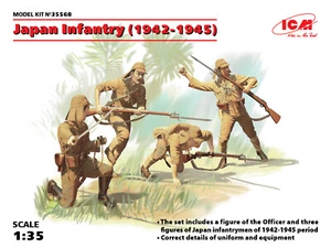 Infantería de Japón, 1942-1945 (Kit modelo de plástico) 1/35 ICM 35568 - Imagen 1 de 8