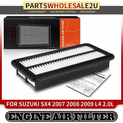 Nuevo filtro de aire del motor delantero para Suzuki SX4 2007 2008 2009 L4 2,0 L panel rígido Foto 1 de 4