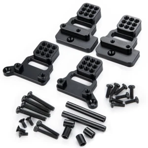 1/2 Satz Legierung vorne hinten Stoßdämpferhalterung für 1/18 Traxxas TRX-4M RC Auto Upgrade Teil - Bild 1 von 10