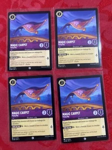 x4 Disney Lorcana Inklands - Alfombra mágica - Alfombra voladora - 47/204 - x4 - Imagen 1 de 7