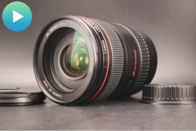 🎦VIDEO👀 [MINT- w/Hood] Canon EF 24-105mm f/4L IS USM AF Macro Zoom Lens FM JP - Image 1 of 4