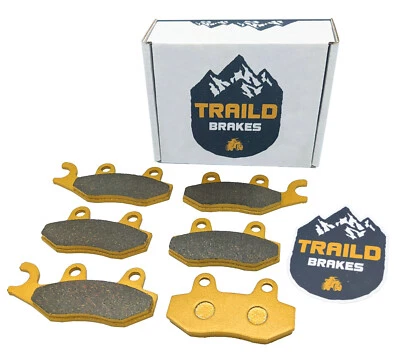 Juego de pastillas de freno delanteras y traseras de cerámica Traild Can Am Commander 1000R/800 2011-2020 Foto 1 de 4