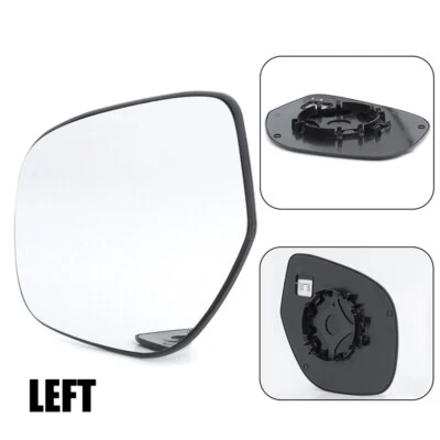 Left Side Heated Mirror Glass W/ Backing Plate For Mitsubishi Outlander 2014-20 - Image 1 of 4