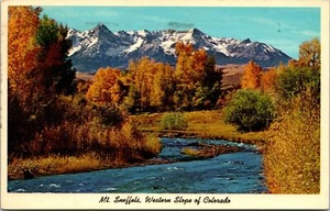 Mt. Sneffels Westernhang des Colorado River Stream Postkarte - Bild 1 von 2