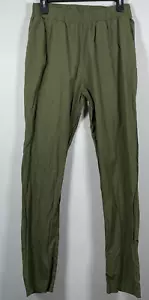 Pantalones para mujer For Days verde oliva de algodón orgánico ligeros talla L - Imagen 1 de 5