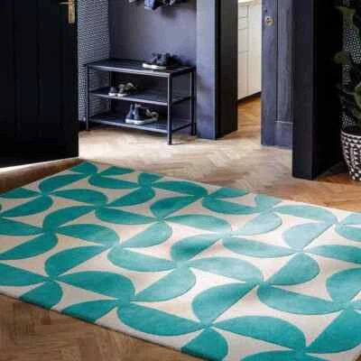 Handmade hand tufted Rug 100% Woolen designer rug 2x3 3x5 4x6 5x8 6x9 7x10 8x10 - Image 1 of 4