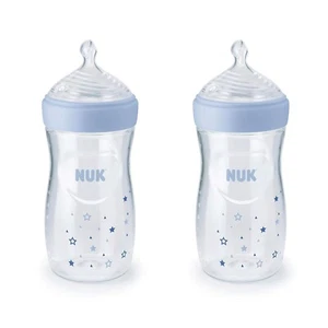 NUK Simply Natural Baby Bottles, 2 Count - Picture 1 of 6