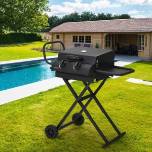 Garden BBQ Fire Pit Barbecue Tool Firepit Table Stand Patio Party BBQ - Picture 1 of 10