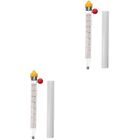  2 Stze Fry Fry Thermometer professionelles Glas Sigkeit Thermometer