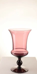Mid Century Modern Italian Empoli Glass Amethyst Vase - Picture 1 of 6
