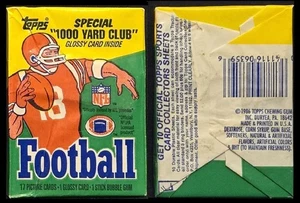 1986 Topps Football Unopened Wax Pack - Possible Jerry Rice Rookie  - Picture 1 of 1