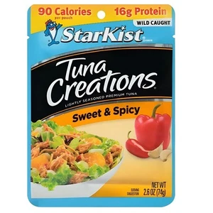 Starkist Tuna Creations Sweet & Spicy, 2.6 oz Pouch (Pack of 2) - Picture 1 of 1