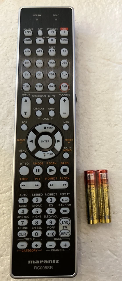 OEM Marantz RC008SR Home Theater Receiver Remote Control SR5004 New W Batteries - Image 1 of 1