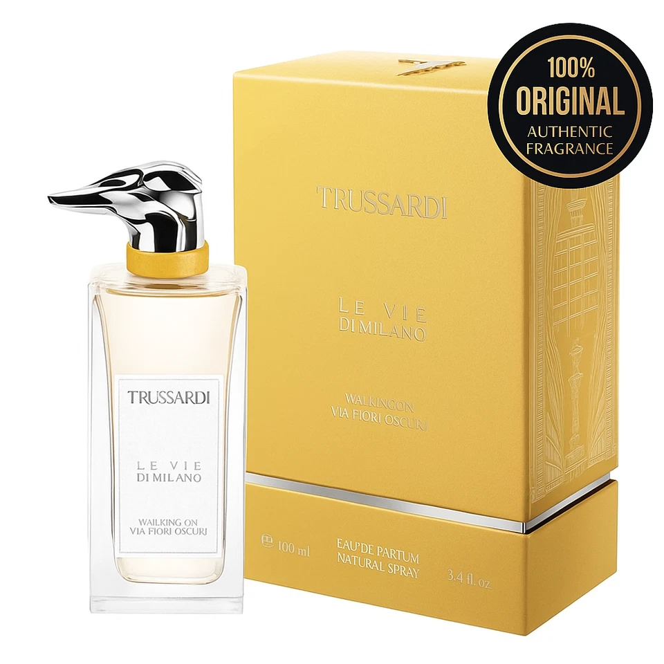 Trussardi Walking On Via Fiori Oscuri EDP 100ml Perfume Le Vie Di Milano🥇 - Image 1 of 1