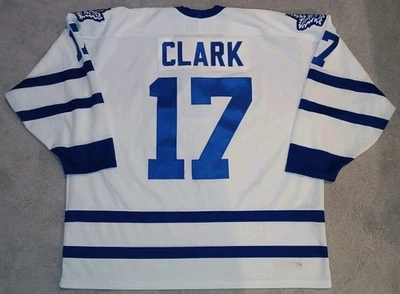 VINTAGE #17 Wendel CLARK Toronto MAPLE LEAFS Off. Lic. CCM Jersey, Sz Men's XXL - Image 1 of 2