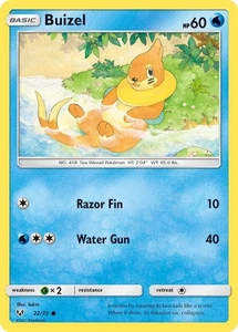 Buizel 22/73 Shining Legends Pokemon Card NM - Bild 1 von 1