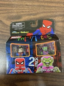 Marvel Minimates Confezione da 2 Spider-Man e Goblin Verde H11 - Foto 1 di 2
