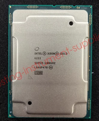 Intel Xeon Gold 6222 QS CPU Processor 1.80ghz 20-Core 27.5mb 115w lga-3647 - Image 1 of 3
