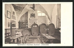 Ansichtskarte Grafschaft / Sauerland, Probierstube der Klosterkelterei - Picture 1 of 2