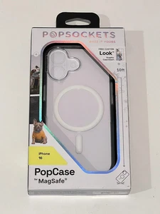 PopSockets PopCase mit Magsafe für iPhone 16 - transparent - Bild 1 von 1