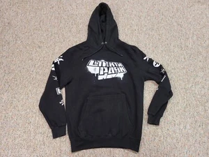 Linkin Park Sweatshirt Herren Medium schwarz Pullover Spray Icons Tour Konzert Hoodie - Bild 1 von 14