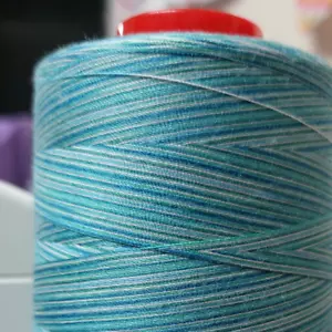 Rock Pool Variegated TWISTED THREADS 5000M Overlocker Thread 100% spun polyester - Picture 1 of 8