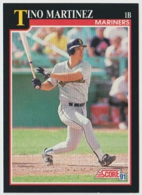 1991 Score Baseball #798 Tino Martínez - Seattle Mariners Foto 1 de 2
